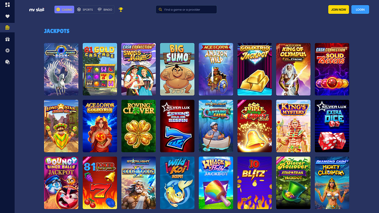 Mr Slot Casino Desktop Jackpot