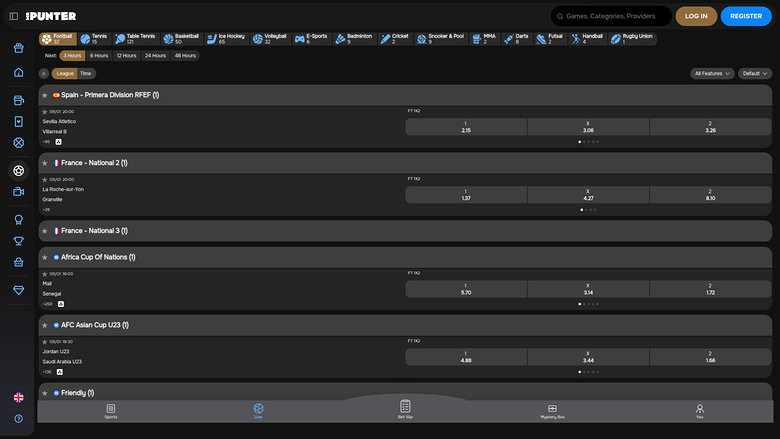 MrPunter Casino Desktop Sports
