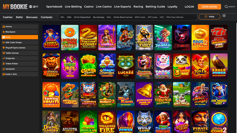 MyBookie Casino Desktop Games