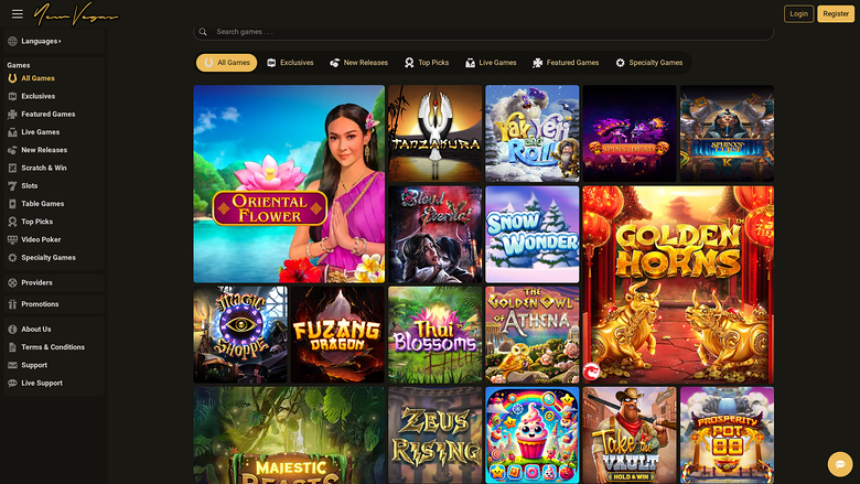 NewVegas Casino Desktop Games