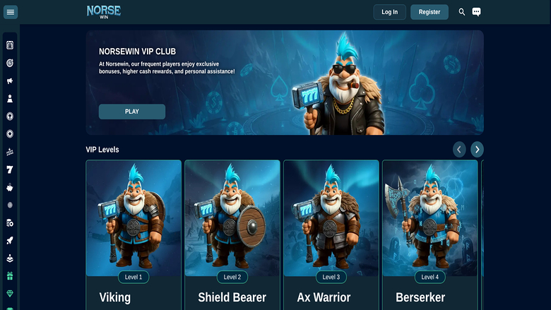 VIP screenshot of Norsewin Casino for Desktop