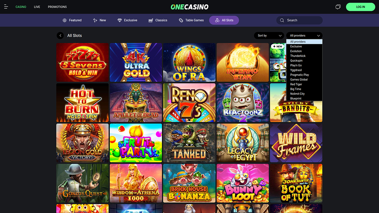 One Casino Desktop Game Developers