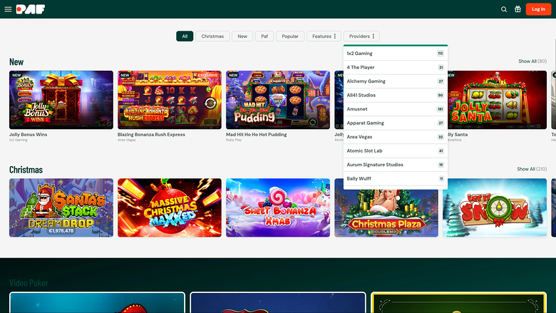 Paf Casino Desktop Game Developers