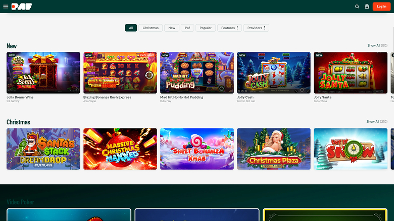 Paf Casino Desktop Games