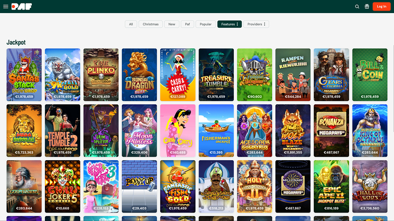 Paf Casino Desktop Jackpot