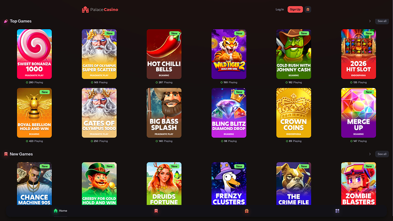 Palace Casino Desktop Games