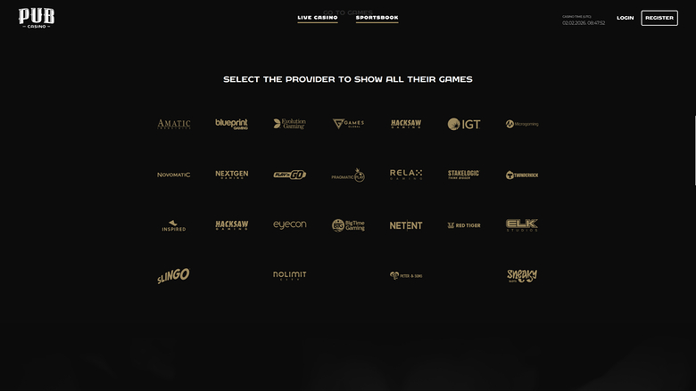 Pub Casino Desktop Game Developers