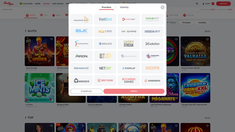 RealSpin Casino Desktop Game Developers