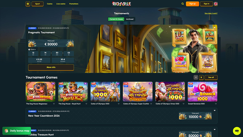 Richville Casino Desktop Tournaments