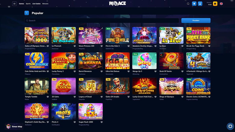 Rioace Casino Desktop Games
