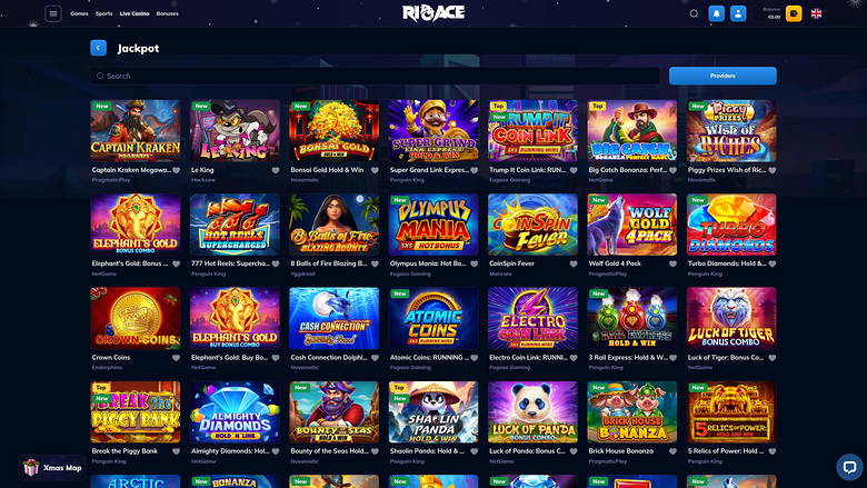 Rioace Casino Desktop Jackpot