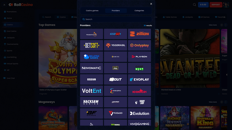 RollCasino Desktop Game Developers