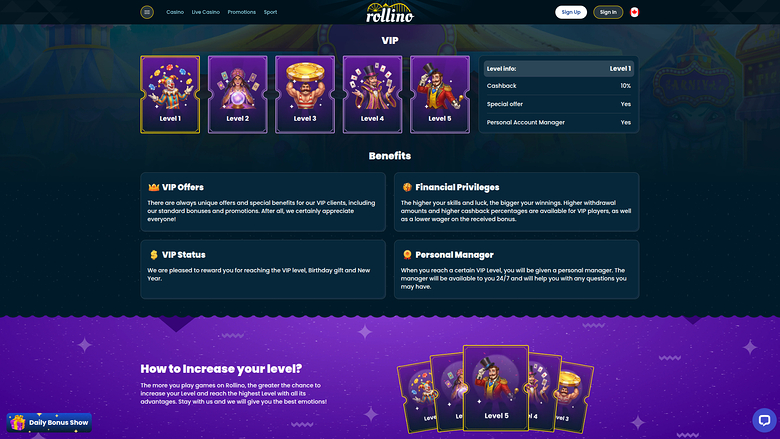 Rollino Desktop VIP Program