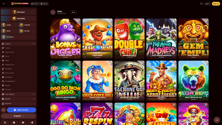 Roman Casino Desktop Games