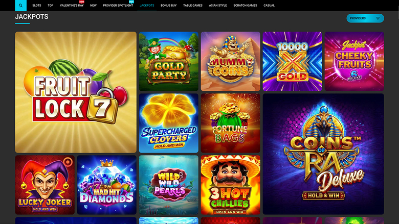 SilverPlay Casino Desktop Jackpot