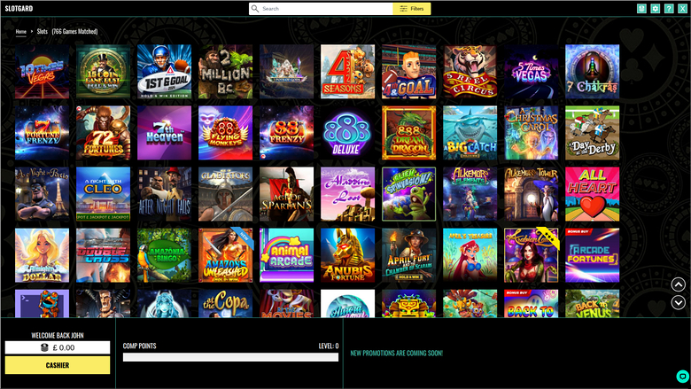 Slotgard Casino Desktop Games