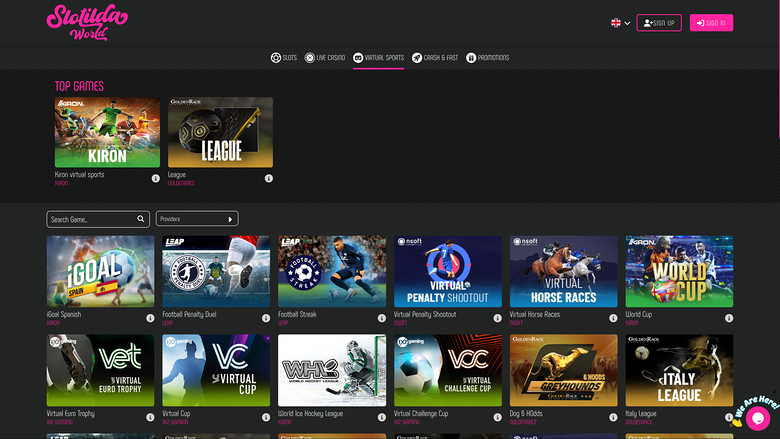 Slotilda World Casino Desktop Virtual Sports