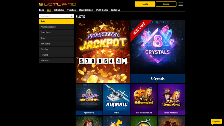 Slotland Casino Desktop Games