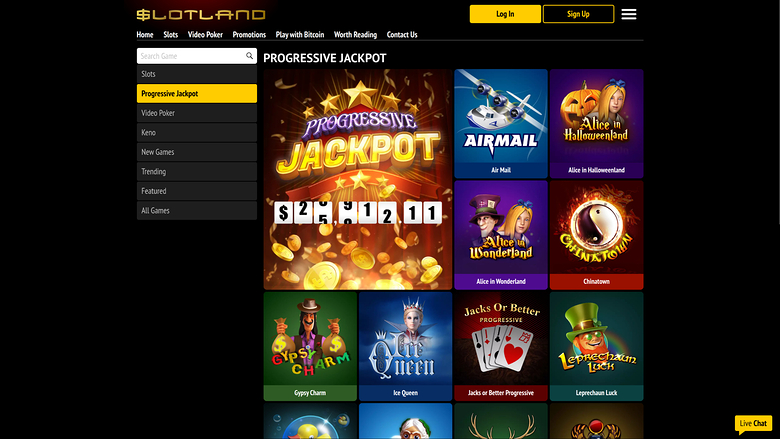 Slotland Casino Desktop Jackpot