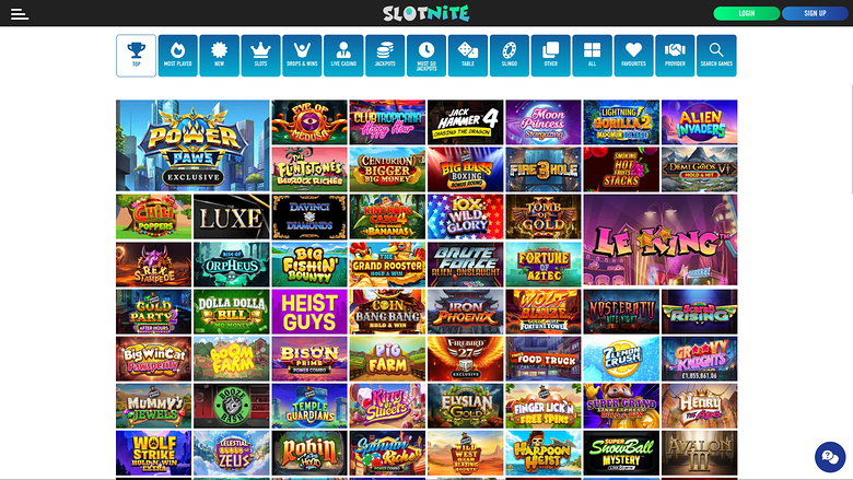 Slotnite Casino Desktop Games