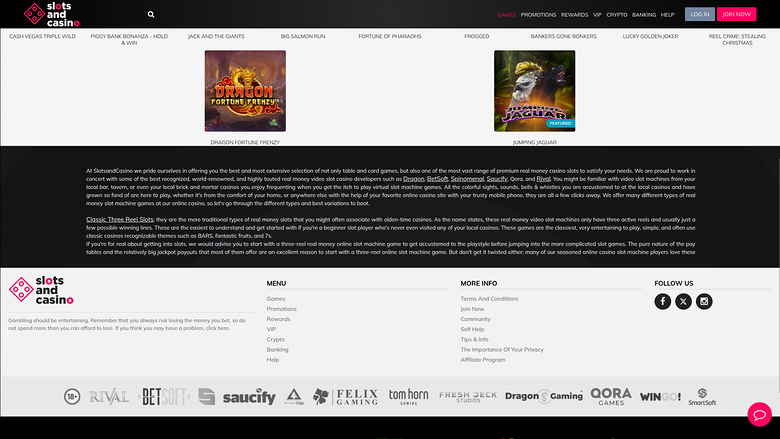 SlotsandCasino Desktop Game Developers