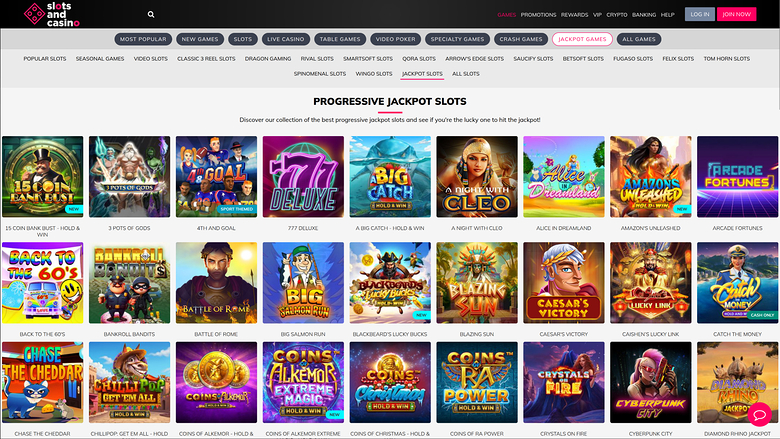 SlotsandCasino Desktop Jackpot