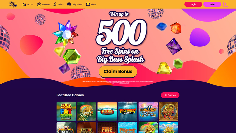 Slots Baby Casino Desktop Homepage