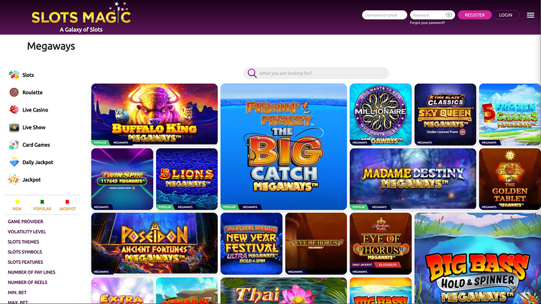 Slots Magic Casino Desktop Megaways Games