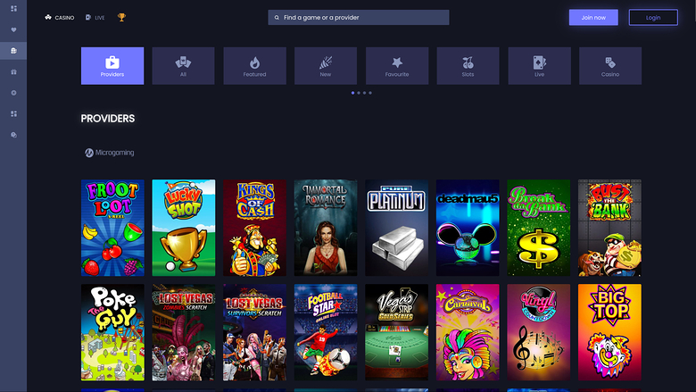 Slotsite.com Casino Desktop Game Developers