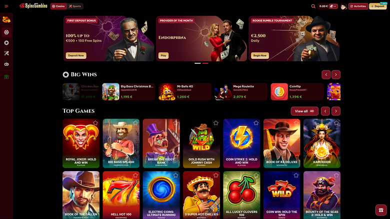 Spinogambino Desktop Games