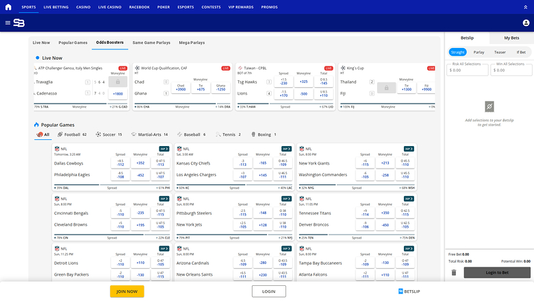 Sports Betting Casino Desktop Sports