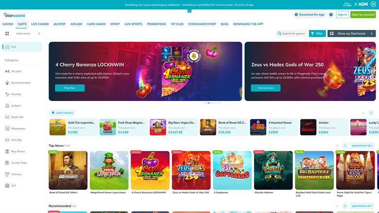 Star Casino Desktop Games