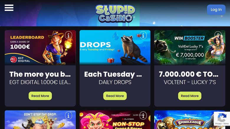 Stupid Casino Desktop Promotions