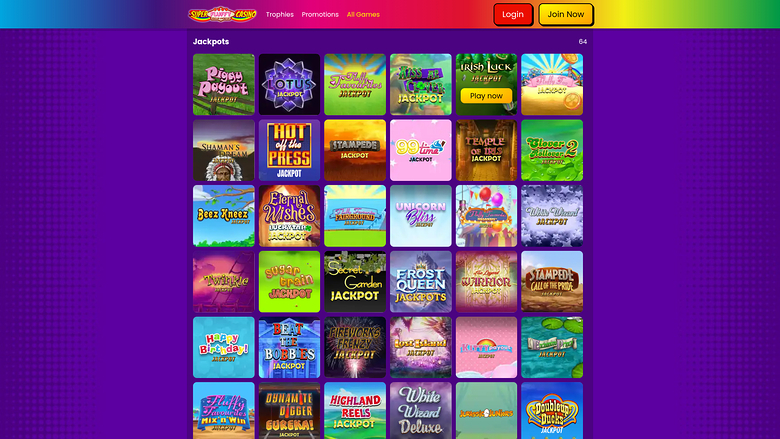 Super Fluffy Casino Desktop Jackpot