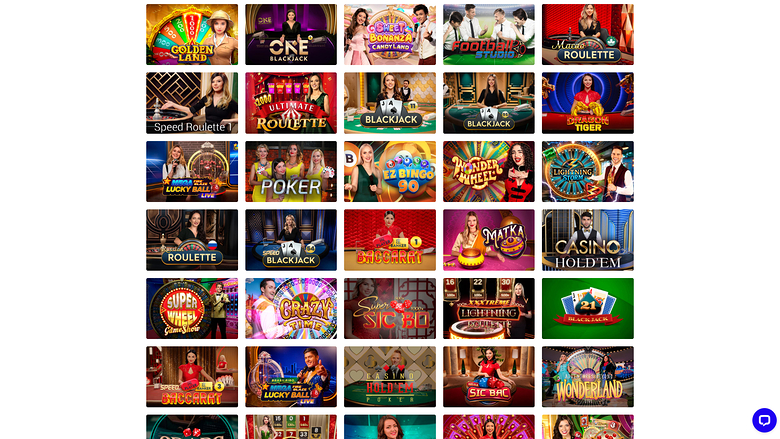 SuperCat Casino Desktop Live Dealer