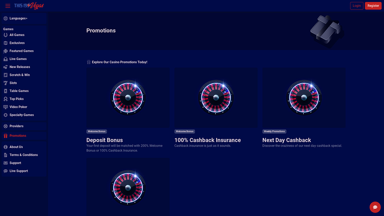 This Is Vegas Desktop Promotions