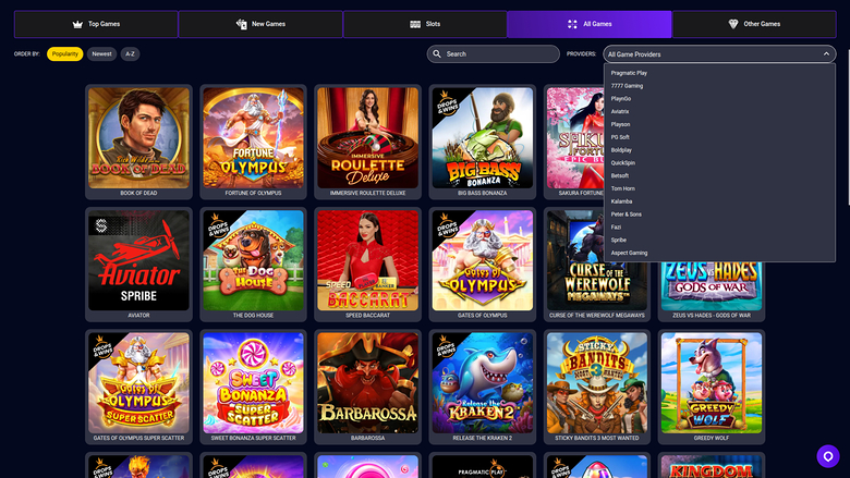Trybet Casino Desktop Game Developers