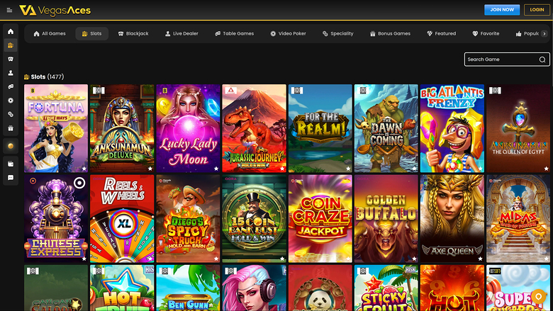 Vegas Aces Casino Desktop Games