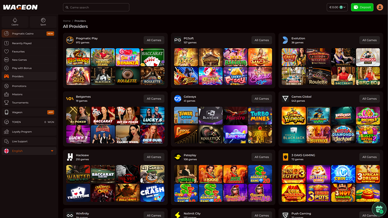 Wageon Casino Desktop Game Developers