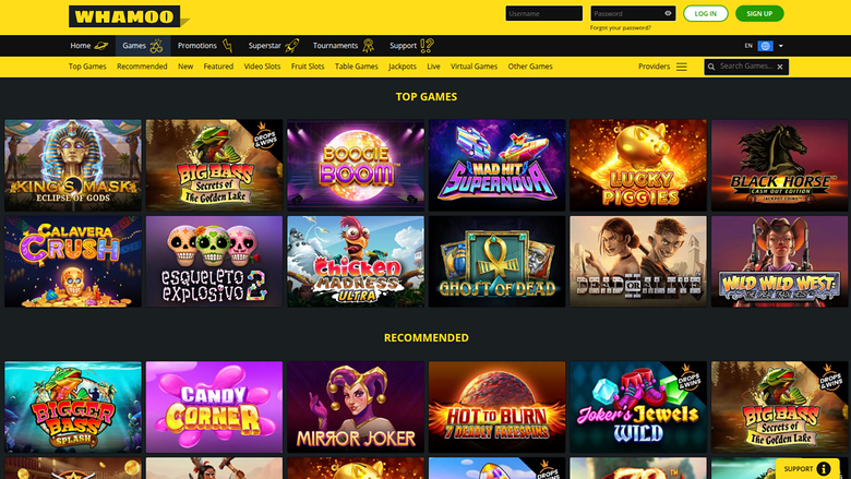 Whamoo Casino Desktop Games