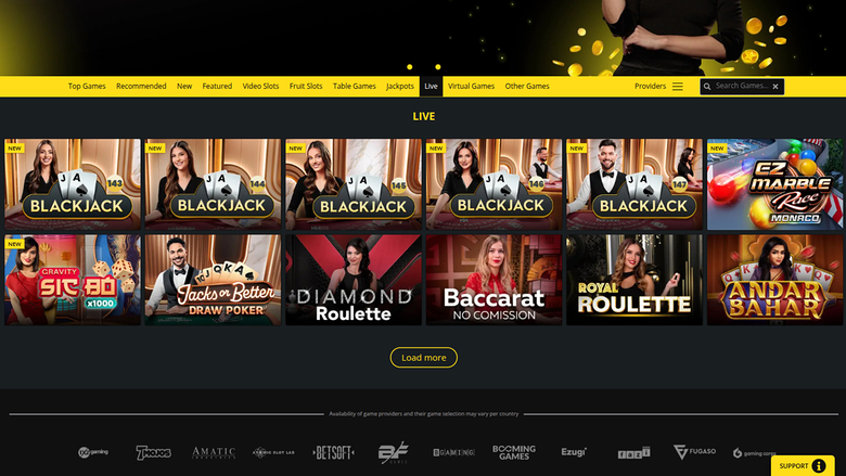 Whamoo Casino Desktop Live Dealer