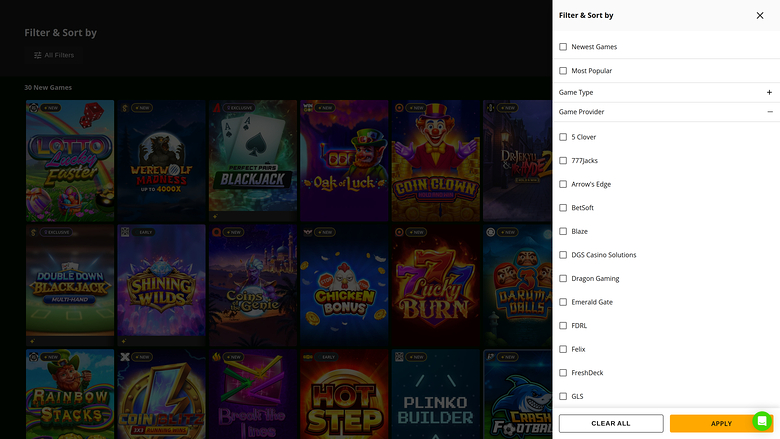 Wild Casino Desktop Game Developers