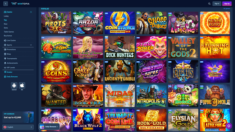 Wintopia Desktop Games