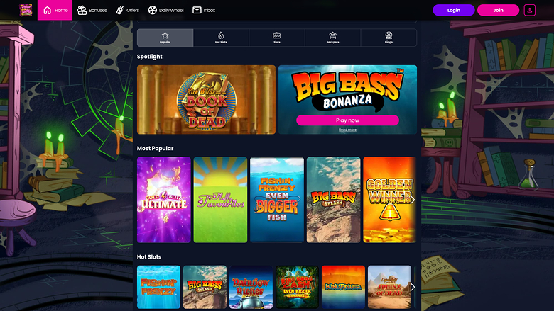 Wizard Slots Casino Desktop Games