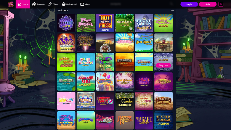 Wizard Slots Casino Desktop Jackpot