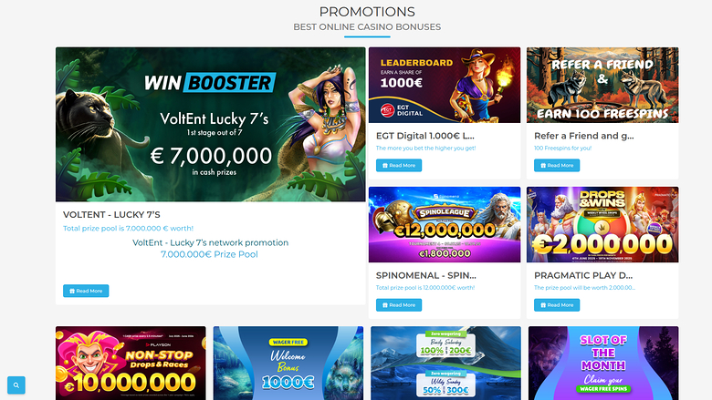 Wolfy Casino Desktop Promotions