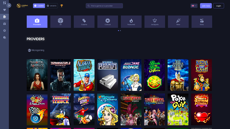 Wombat Casino Desktop Game Developers