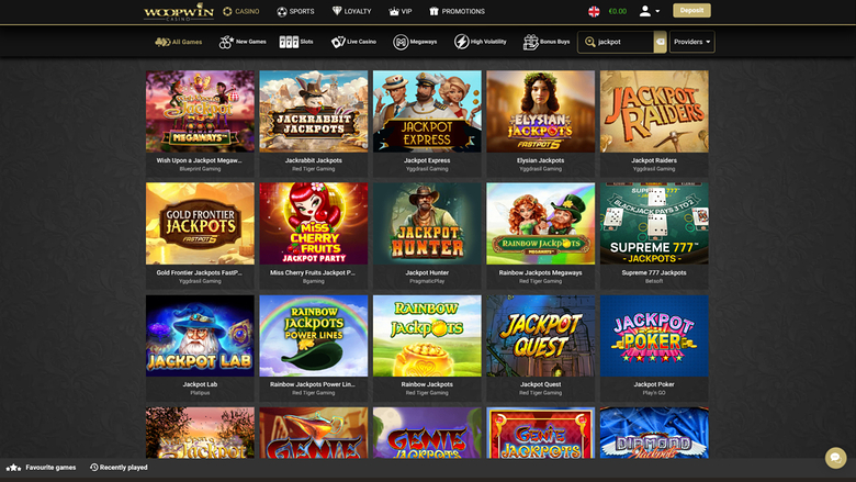 Woopwin Casino Desktop Jackpot