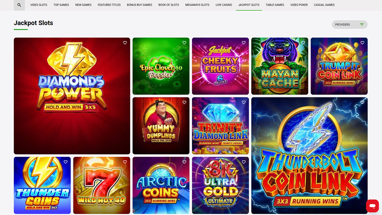 Zodiacbet Casino Desktop Jackpot