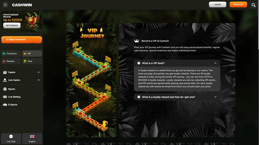 Cashwin Desktop VIP Program